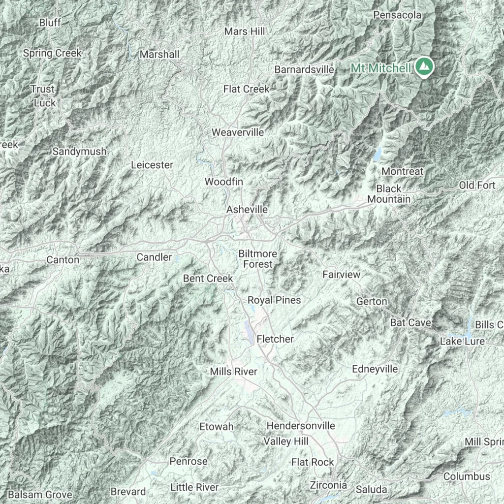 crane truck loading delivery services asheville area map