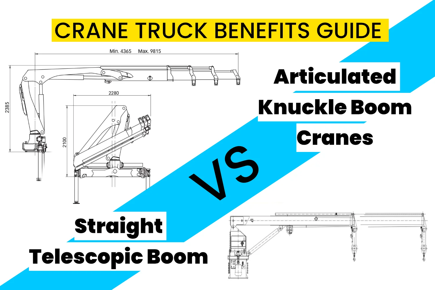 Crane Truck Benefits Guide: Knuckle Boom vs Telescopic Cranes
